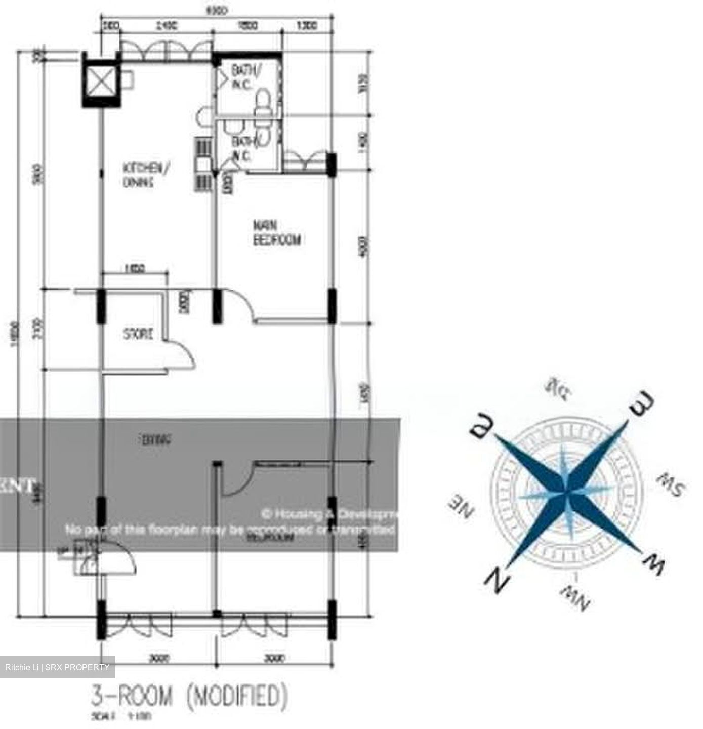Blk 307 Clementi Meadows (Clementi), HDB 3 Rooms #588837321